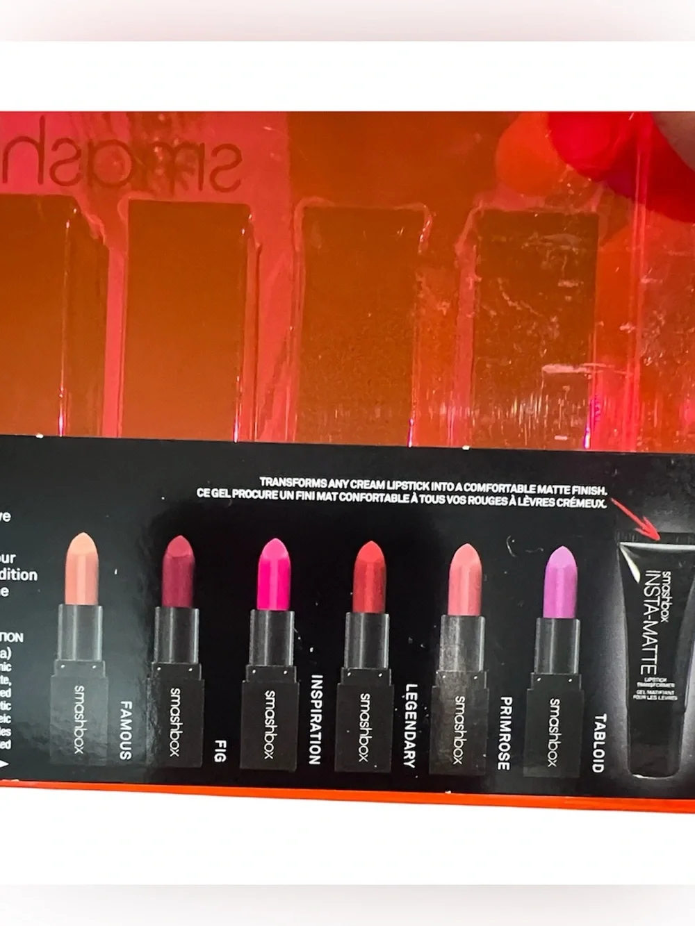 LE Smashbox Light It Up Lipstick + Lip Mattifier Set
